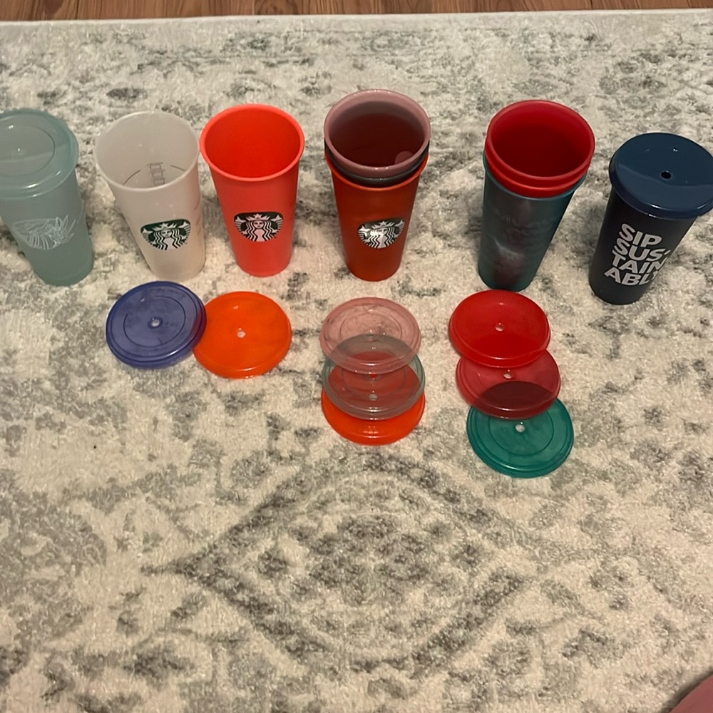 10 Starbucks Cold Cups